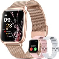Montre Connectée Femme Avec Appels Bluetooth,1.83 ¿Multisports Smartwatch Avec Spo2/Cycle Menstruel/Fréquence Cardiaque/Suivi Sommeil/Etanchéité Ip68