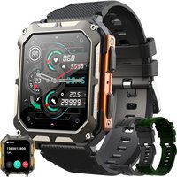 Montre Connectée Homme Avec Appel Bluetooth 5.0/Numérotation, Smartwatch Compatible Samsung Huawei Xiaomi Android Ios Podometre Etanche Ip68 Gps
