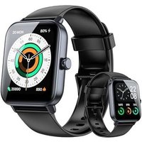 Montre Connectée Femme Homme Avec Alexa Et Appel Bluetooth, 1.8"" Smartwatch Avec Podometre,Moniteur De Fréquence Cardiaque,Spo2,Suivi Du