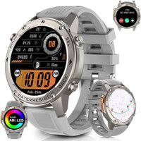 Montre Intelligente Avec Gps, Étanche Jusqu'à 50 M, Répondre/Passer Des Appels, Montre De Sport Moniteur De Fréquence Cardiaque, Écran Amoled De
