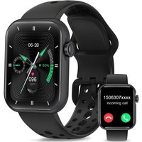 Montre Connectée Homme Femme, 1.83"" Hd Smartwatch Avec Appel Bluetooth, Montre Connectee 110+ Mode Sport Moniteur Sommeil Fréquence Cardiaque