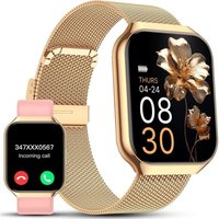 Montre Connectée Femme, 1.91"" Hd Smartwatch Fonction Féminine Avec Appel Bluetooth 5.4, 120+ Modes Sportifs, 200+ Cadrans Personnalisés, 24h