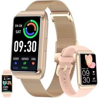Montre Connectée Femme, 1,47¿ Amoled Smartwatch Homme Avec 123 Modes Sportifs 5atm Étanche, Tracker D'activité, Sommeil, Spo2, Fréquence Cardiaque,
