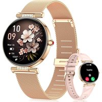 Montre Connectée Femme Appel: Bluetooth Montres Bracelet Intelligente Or Rose