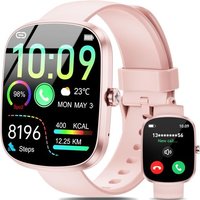 Montre Connectée Femme Homme Avec Appel Bluetooth,1.91"" Smartwatch Avec 140+Sportifs,Etanche Ip68,Montre Sport Pour Surveiller Cardio,Podometre Et
