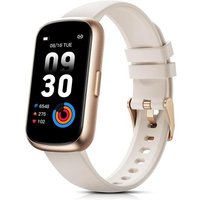 Montre Connectée Femme, 1,47¿¿ Bracelet Connecté Avec 24 Modes Sportifs/3atm Étanche/Fréquence Cardiaque/Spo2/Sommeil/Podometre, Smartwatch Petit