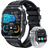 Montre Connectée Homme Smartwatch Sport: Repondre Appel 2.0 Pouces 3atm Étanche Écran Tactile Bracelet Connectee Avec Moniteur De Sommeil Fréquence