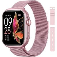 Montre Connectée Femme Avec 1000mah Batterie, Autonomie 100 Jour Ultra-Longue, 1.83"" Hd Smartwatch Appel, 120+ Sports, 24h Fréquence