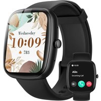 Montre Connectée Homme Femme Avec Appels Bluetooth, 1,83"" Smartwatch Avec 100+ Sportifs, Imc Indice, Fréquence Cardiaque, Sommeil, Spo2, Montre