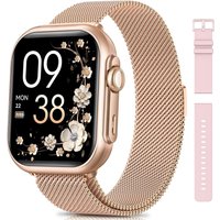 Montre Connectée Femme Avec 1000mah Batterie, Autonomie 100 Jour Ultra-Longue, 1.83"" Hd Smartwatch Appel, 24h Fréquence Cardiaque/Spo2/Sommeil, 120+