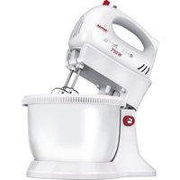 Mmr-16Z Mélangeur À Pâtisserie Avec Bol Rotative 3,4 L, Sans Bpa, Robot Pâtissier Boulangerie Cuisine, 5 Vitesses + Turbo, Tiges Et Crochet