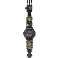Montre Digitale Militaire De Survie Multifonction Extérieure Pour Hommes,Bracelet Étanche Boussole Thermomètre Sifflet Silex Bâton Rétroéclairage