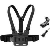 Harnais De Support De Poitrine,Fixation De Poitrine Pour Caméra D'action,Harnais De Poitrine Ajustable,Sangle De Poitrine Pour Gopro Et Autres