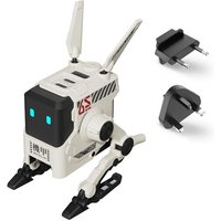 Alpha 65w Gan Chargeur Rapide, Chargeur Rapide 3 Ports Avec Prise Multiple Pour Voyage, Chargeur Universel Pour Royaume-Uni/Ue/États-Unis, Pour