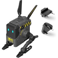 Alpha 65w Gan Chargeur Rapide, Chargeur Rapide 3 Ports Avec Prise Multiple Pour Voyage, Chargeur Universel Pour Royaume-Uni/Ue/États-Unis, Pour