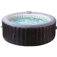 Spa gonflable en PVC "Malaga" - 4 places - Gris
