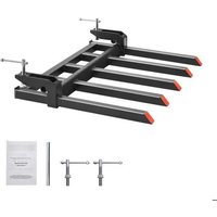 Barre à Dents de Godet-Duoku-48"-Fourches à Palettes Robustes Pour Chargeur-Idéales Pour Nettoyer Les Membres Tombés
