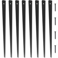 Balustres d'escalier - DUOKU - BP-32.25in-51 - Aluminium - Noir mat - Lot de 51 pièces