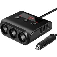 Allume-Cigarette - Tech Discount - Td® - 4 Usb - Interrupteur D'alimentation - Universel