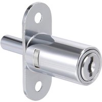 Serrure à piston cylindrique avec clé Sourcing map