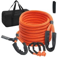 Corde de Remorquage Cinétique-Duoku-7/8" x 30' 30 580 lb-Corde Élastique à 30% pour Jeep, Camion, SUV, VTT, UTV, Tracteur