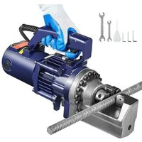 Coupe-barres Hydraulique Électrique-Duoku-1350 W-4-22 mm, Acier Haute Puissance, Utilisation dans la Construction, Noir Bleu RC-22