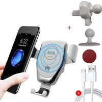 Chargeur de voiture sans fil pour téléphone, support de charge rapide, 30W, iPhone 15 14 13 12 11 Pro XS Max Poly Samsung Xiaomi