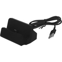 Chargeur Usb Micro Usb Rapide Avec Station De Charge Pour Téléphones Support De Bureau Compatible Edge Note Noir