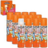 Boîte de 12 bâtons de colle TRANSPARENTE Adhésive plastique recyclé en format 8 gr