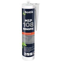 Mastic de Fixation MSP 108 RENOFIX,Mastic MS Polymères Tous Matériaux,Intérieur/Extérieur,Couleur : Blanc,Cartouche de 290 ml