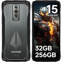 DOOGEE Blade 10 Pro Energy Smartphone Incassable 32Go RAM+256Go ROM, Smartphone Android 15, Écran 6.56 HD+ 90Hz, 50MP+8MP, Batterie 6150mAh, Octa