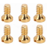 Lot De 6 Vis Pour Couvercle Arrière De Montre À Quartz Professionnelles, Pièces De Réparation, Accessoires De Remplacement, Doré