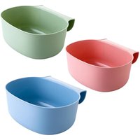 3 Pièces Poubelles Suspendues,Bac Poubelle Collecteur pour Plan de Travail,Poubelle à Suspendre sur Les Portes,Tiroirs et Placards,pour la Salle de