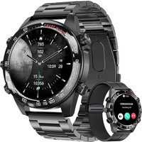 Montre Connectée Homme Avec Appel Bluetooth 1,43"" Amoled Militare Montre Connectée 100+ Sportifs 24/7 Moniteur De Fréquence Cardiaque Sommeil 400Mah