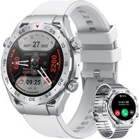 Montre Connectée Homme Smartwatch Avec Appel: 1.42" Ronde Smart Watch Homme Surveillance Santé Fréquence Cardiaque Sommeil 123+ Modes Sportif Fitness