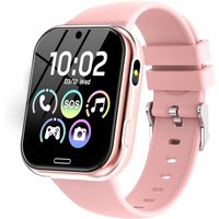 Montre Connectée Enfant - Smartwatch Téléphone Pour Fille Garçon Avec Appel Sos, Réveil, 19 Jeux, Montre Intelligente Enfants De 4 À 12 Ans Cadeau