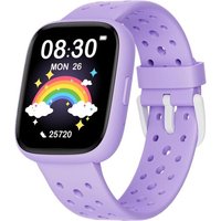 Montre Connectée Enfant Non App Connectée, 1,83"" Smartwatch Avec Podomètre, Ip68 Étanche, Cardiofrequencemètre, Moniteur De Sommeil, Jeux De Puzzle