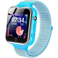 Montre Intelligente Enfant, Écran Tactile Smartwatch Téléphone Pédomètre Mode Scolaire Lampe De Poche Calculatrice Sos Réveil, Garçons Filles