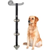 Sonnettes Pour Chien Avec Sonnette, Pour L'apprentissage De La Propreté, Avec 95 % De Réussite, Noir