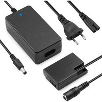 LP-E17 Kit Adaptateur de coupleur de Batterie factice ACK-E18 DC Compatible avec Canon Rebel SL2,T6i,T6s,T7i,EOS M3,M5,M6,EOS