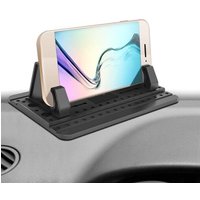 Support Téléphone Voiture Silicone Avec Tapis Anti-Dérapant Fixation Sur Tableau De Bord Compatible Avec Gps/Gsm Universel: Iphone 14/13/12/11,