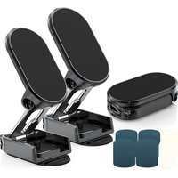 Support Téléphone Voiture Magnetique, Porte Telephone Voiture 720° Rotation Pliable, Porte Telephone Magnétique En Alliage Portable Pour Tous Les