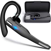 Oreillette Bluetooth Sans Fil 5.0 + Boîtier De Chargement 450 Mah