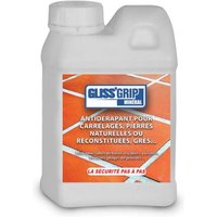 Gliss Grip - Traitement antidérapant pour toutes les surfaces minérales - int/ext grip mineral 1l