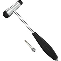 Marteau à Réflexes Neurologique avec pinceau intégré et Poignée HPD Légère-Noir (MDF515PBT-11)
