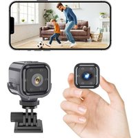 Mini Caméra De Surveillance Interieur, Camera Surveillance Wifi Intérieure 2.4Ghz, Mini Camera, Hd 1080P, Vision Nocturne, Détection De Mouvements,