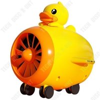 TD® Petit canard jaune petit avion sans fil bluetooth haut-parleur carte portable de dessin animé exquise et compacte AI smart audio
