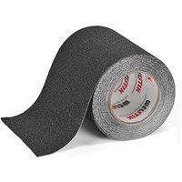 Bande Antidérapante Adhésive pour Escaliers,Friction,Abrasif pour Les Sécurité,Escabeau,Intérieur,Extérieur,Haute Traction,10CM x 5M,Noir