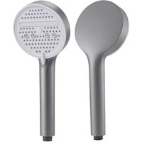 Pommeau de douche, texture antidérapante améliorée, pommeau de douche haute pression avec 5 modes d'utilisation différents scénarios, pommeau de