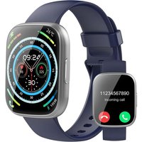 Senior-Montre Connectée Homme Femme Avec Appel Bluetooth, 1.95"" Hd Smartwatch Avec 100+ Modes Sportifs, Montre Connectee Sport Etanche Ip68 Avec
